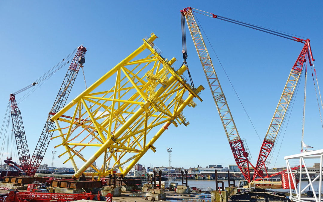 ALE Heavy Lift collaborated with Sembmarine SLP to complete jack-up operations