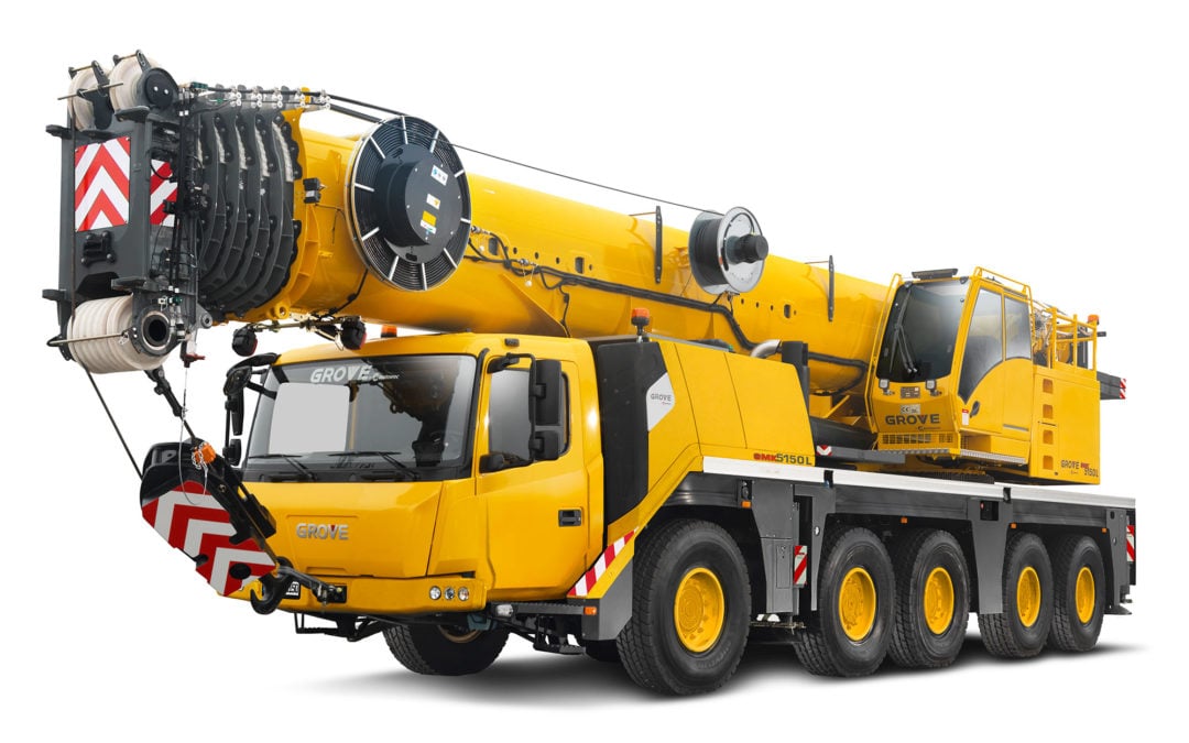 Manitowoc unveils class-leading Grove GMK5150L taxi crane at bauma 2016 and also launches GMK5150