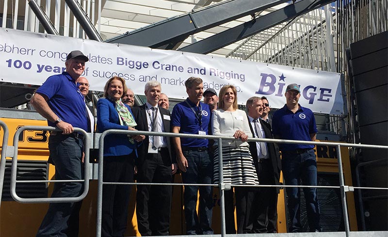 Bigge’s Long-Standing, Trusted Partnership Recognized by Liebherr at Bauma 2016