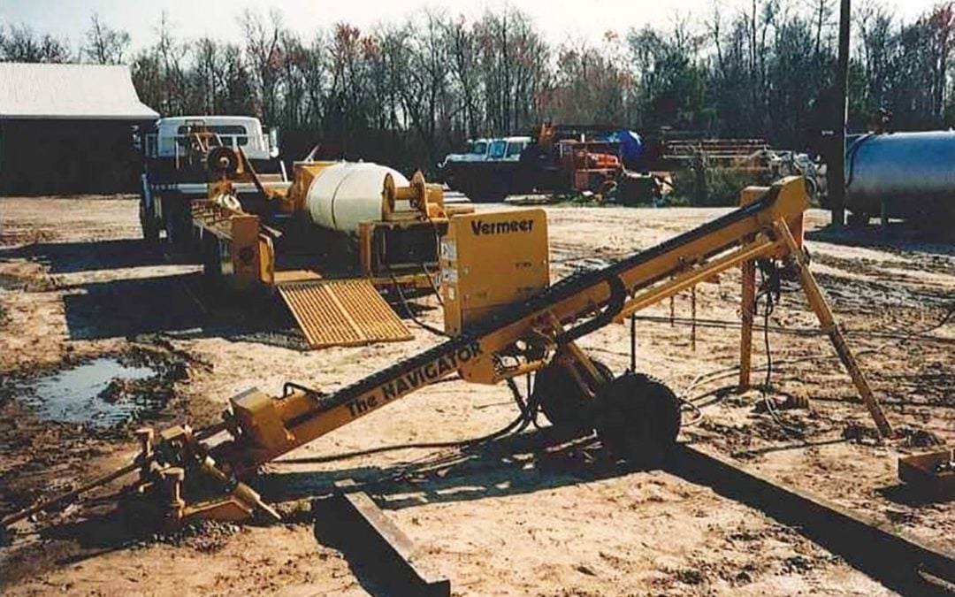 A look back at designing the first Horizontal directional drilling rigs