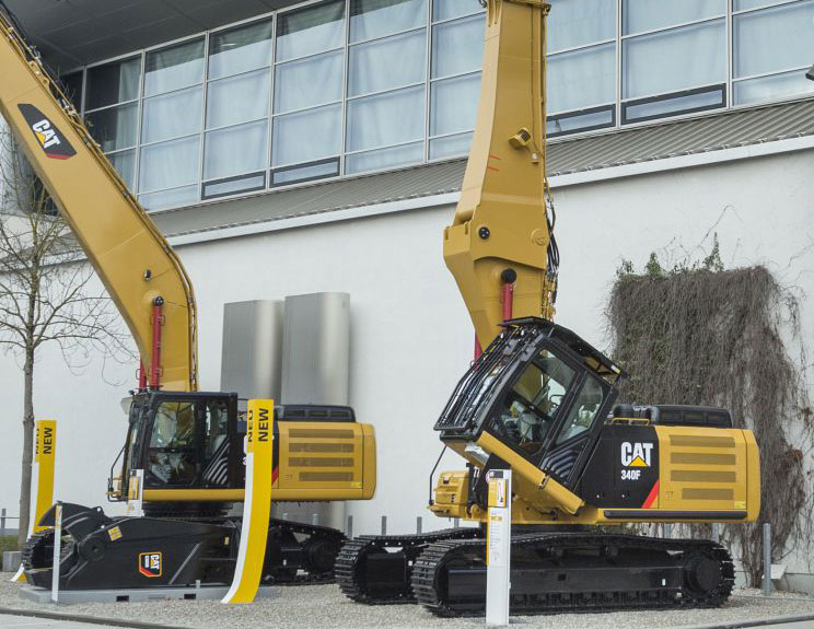 New High Reach Demolition Excavator from Cat Unveiled at BAUMA