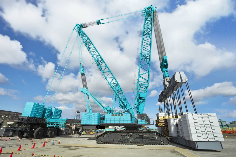 1250-ton Kobelco SL16000J-H crawler crane joins MIC Group - CraneMarket Blog