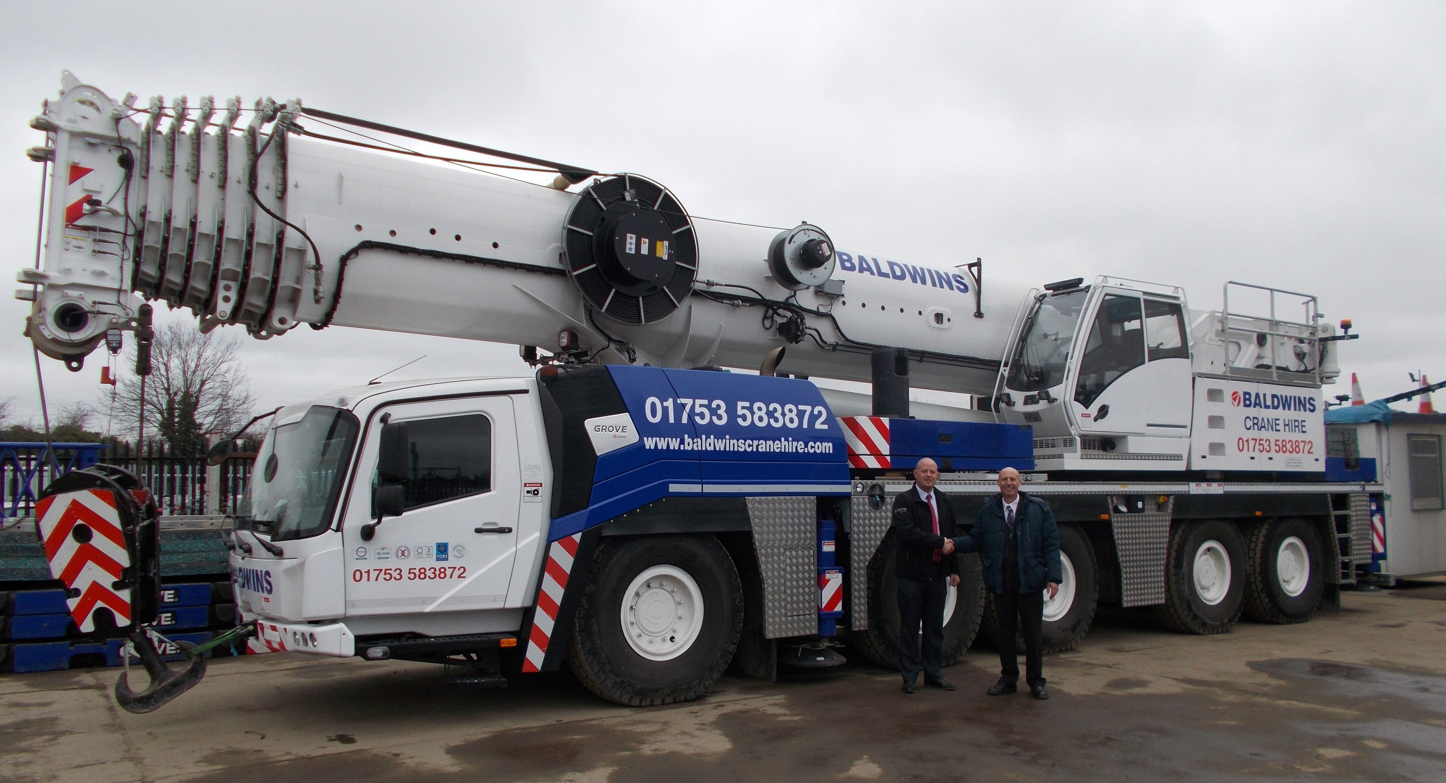 Baldwins Crane Hire takes delivery of two Grove GMK5250L - CraneMarket Blog