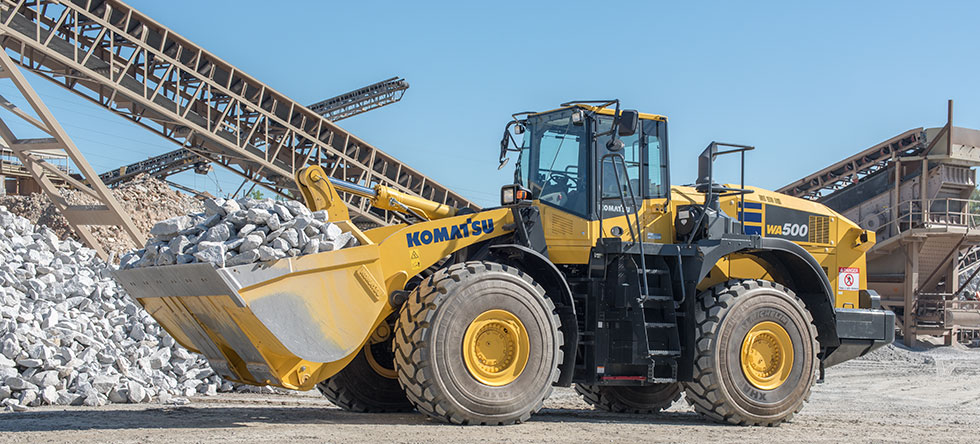 Komatsu America Corp. introduces the new WA500-8 wheel loader ...