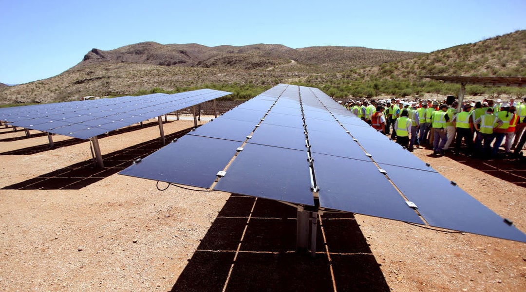 Caterpillar's Arizona proving grounds now running on a hybrid solar ...
