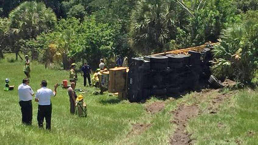 Blown tire causes Grove Truck crane operator death near Tampa  Bay, Florida