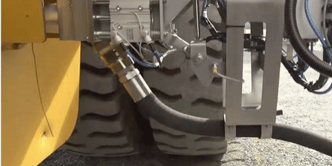 Scott Automation and Robotics Robot Arm Fuels Up Massive Mining Dump Trucks
