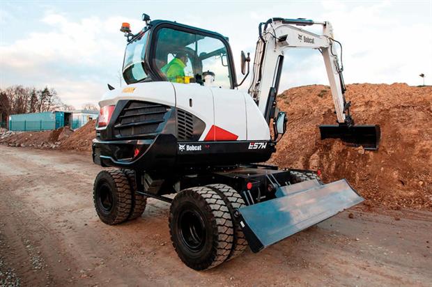Bobcat has launched the E57W Stage IIIB-compliant wheeled excavator