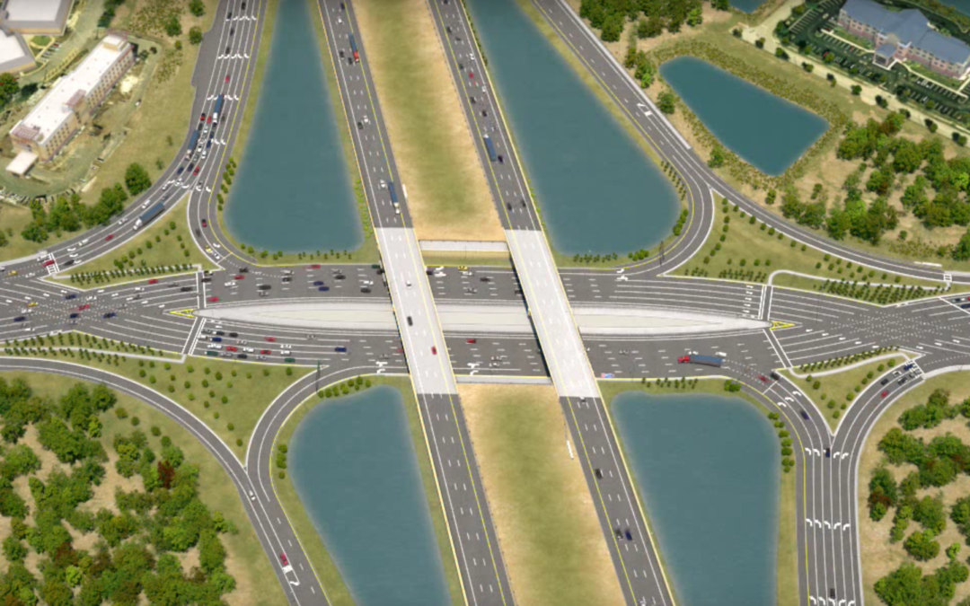 Deviating from the norm, diverging diamond intersections are catching on and cutting accidents by 60%