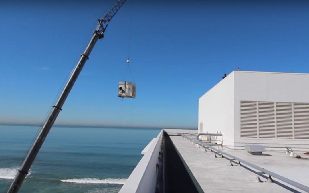 Watch SoCal based Crane Rental Service, Inc. supply a Grove GMK5275 in this Cooling Tower Replacement TimeLapse Video