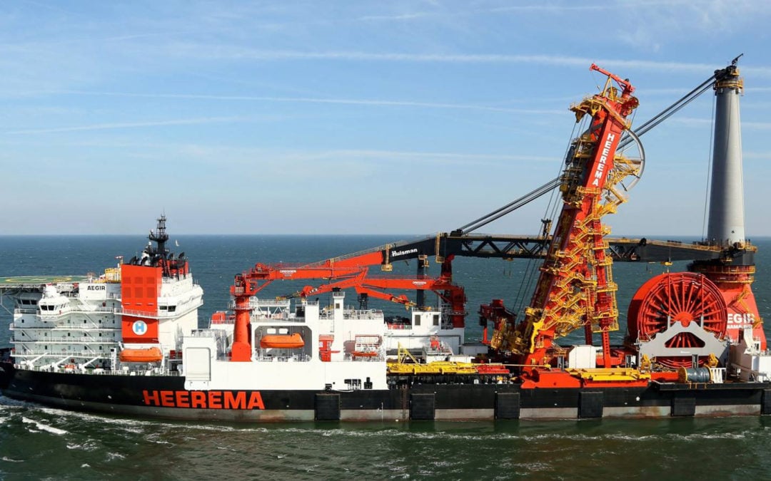 Kenz Cranes to install new Knuckle boom cranes on Heerema Marine Construction vessel Aegir