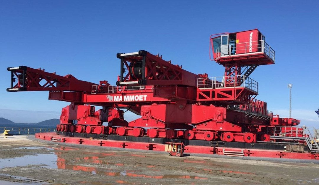 Mammoet is prepping 5,000-ton capacity crane for Module Intergration in Brazil