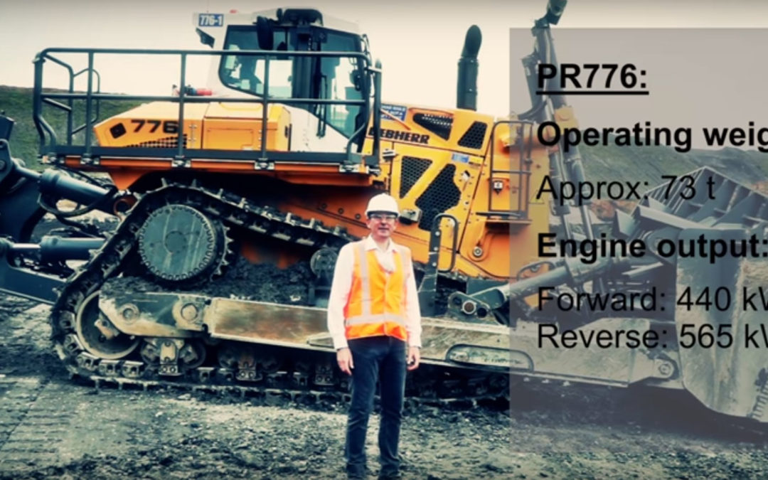 Watch official Liebherr videos of new PR 776 hydrostatic mining dozer