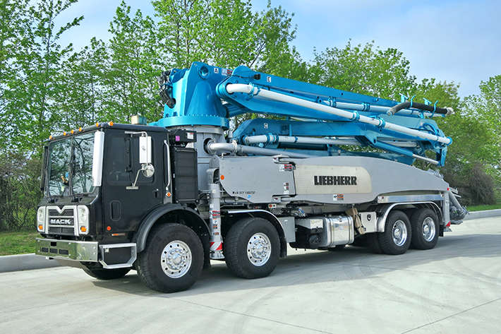 Liebherr concrete pumps are now available in Canada