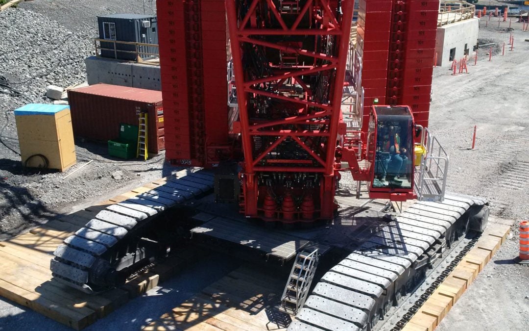 Manitowoc MLC650 crawler crane keeps Montreal bridge replacement on track