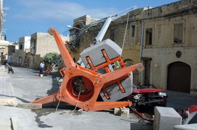Man jailed for 2 years over 2007 fatal self erecting tower crane collapse in Malta