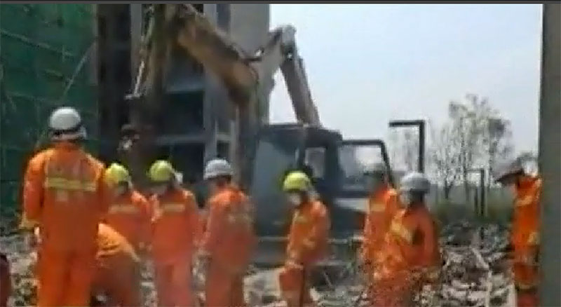 Six killed at construction site accident in China