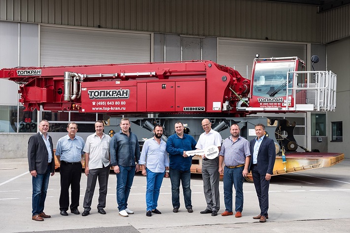 TOPKRAN takes delivery of its second LR 1350/1 – Russian company orders a total of four Liebherr crawler cranes