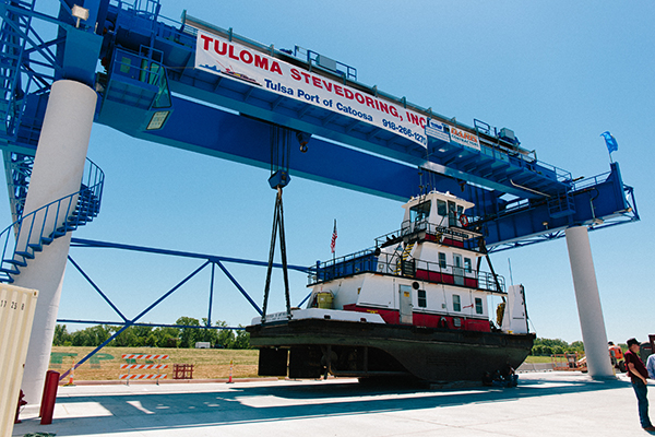 Whiting Corp refurbishes 200t bridge crane at Tulsa port