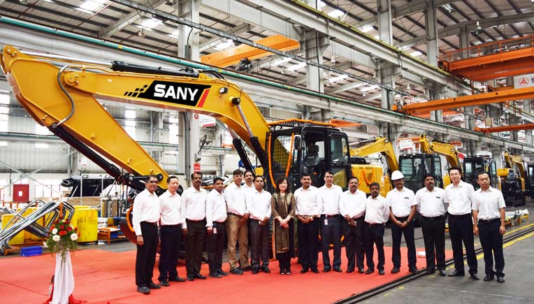 SANY India Rolls Out 1,000th and 1,001st Machines from Its Plant In Chakan, Pune