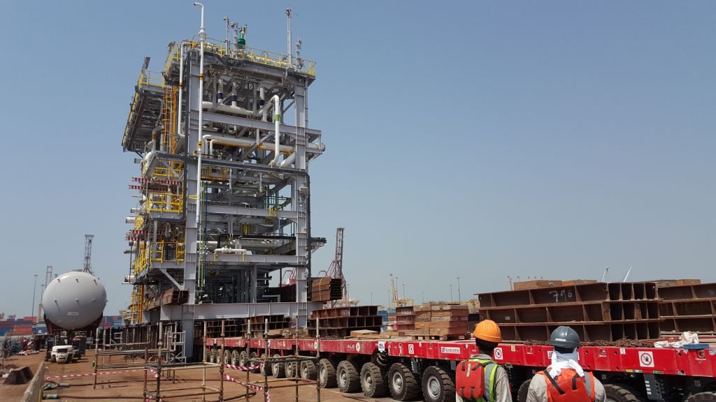 ALE Heavy Lift performs load-outs for one of the world’s largest oil fields