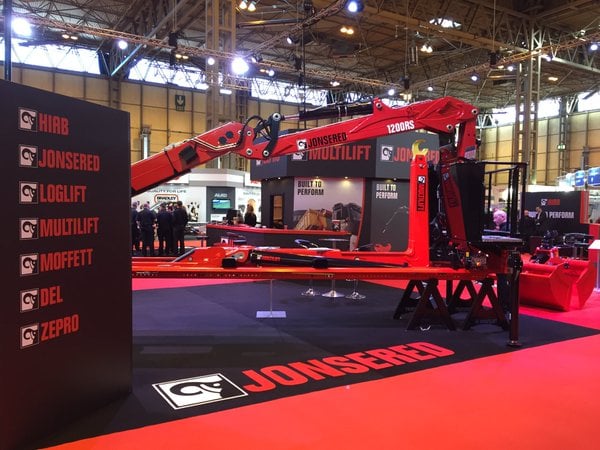 Jonsered launches a new recycling crane, model 1200RS