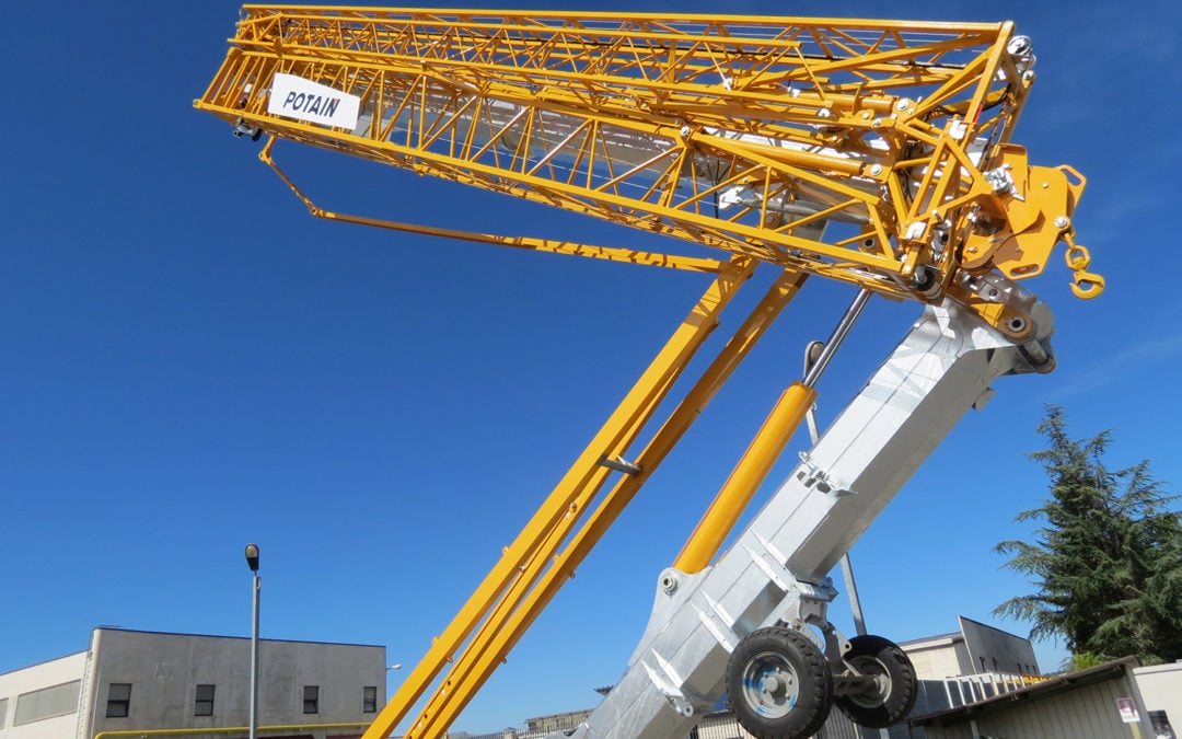 Potain launches the new Hup 40-30 self erecting tower crane at the updated Niella Tanaro factory in Italy