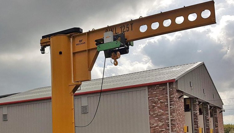 Mechan supplies new jib cranes for Northern Rail in UK