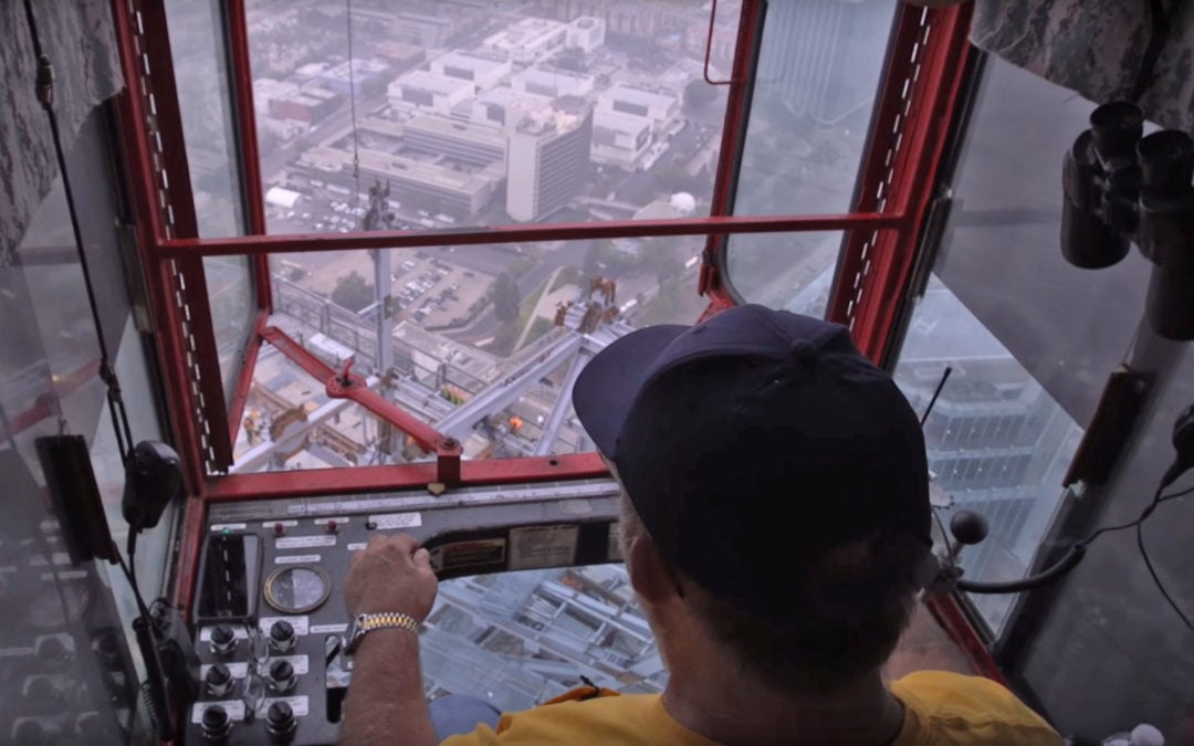 Crane Operating Engineer discusses running a TG series tower crane at 1,000 ft in LA