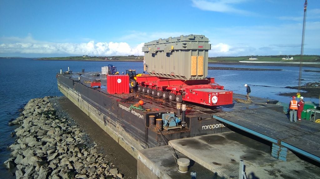 ALE Heavy Lift delivers a 345-ton transformer, the largest in Ireland