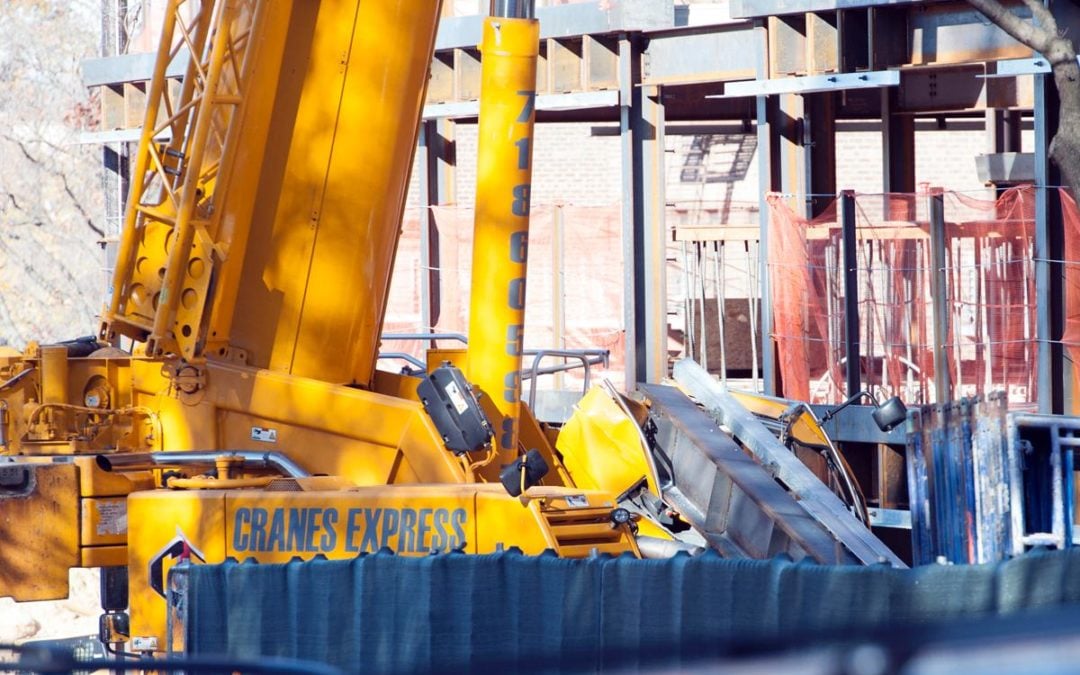 Crane Operator and Flagman killed as 6,500 lb steel beam falls and crushes cab in NYC