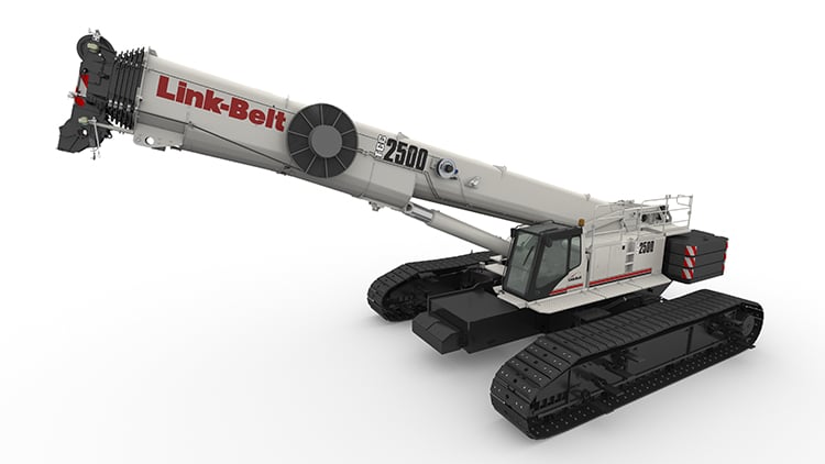 Link-Belt expands telescopic crawler crane product line, adds 250-USt TCC-2500