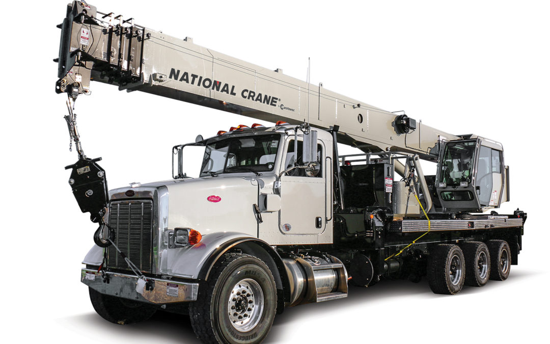 New National NBT series boomtrucks now available with an aerial lift configuation