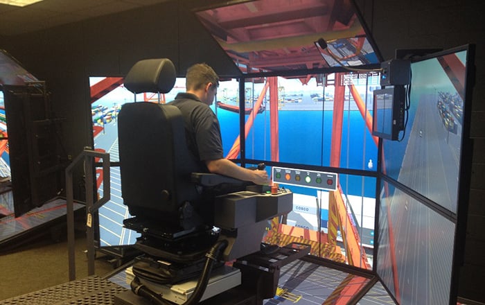 New crane simulator at NY-NJ port aims to improve efficiency
