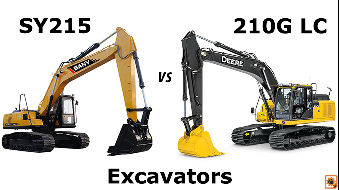 What excavator should County Commissioners purchase? A John Deere 210G LC for $236,900 or a Sany SY215 for $176,799.