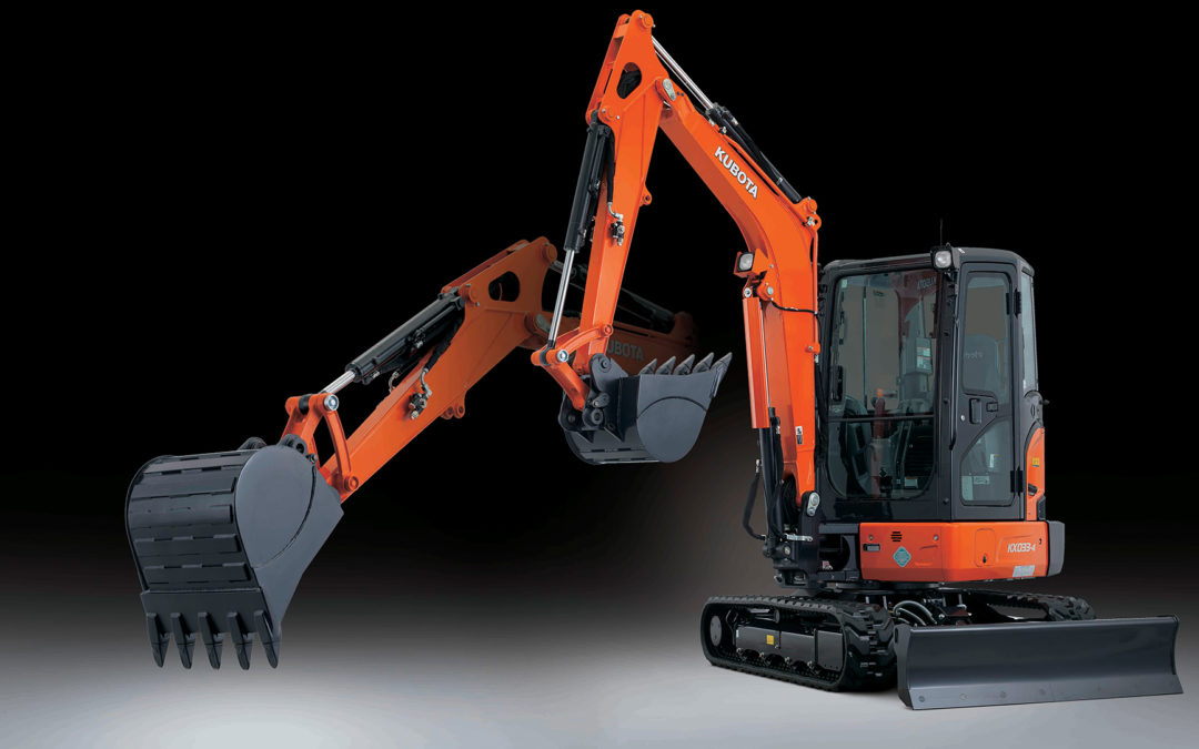 Kubota Introduces the New KX033-4 Compact Excavator to market