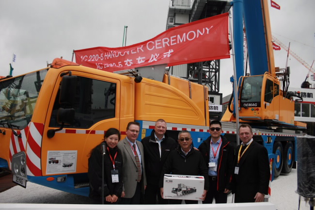 Mobile Cranes Asia (MCA) Pte Ltd. takes 1st Demag AC 220-5 All Terrain Crane delivered to Asia