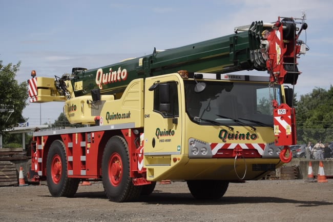 UK based Quinto Crane & Plant Limited adds two Terex AC 40/2L All Terrain Cranes