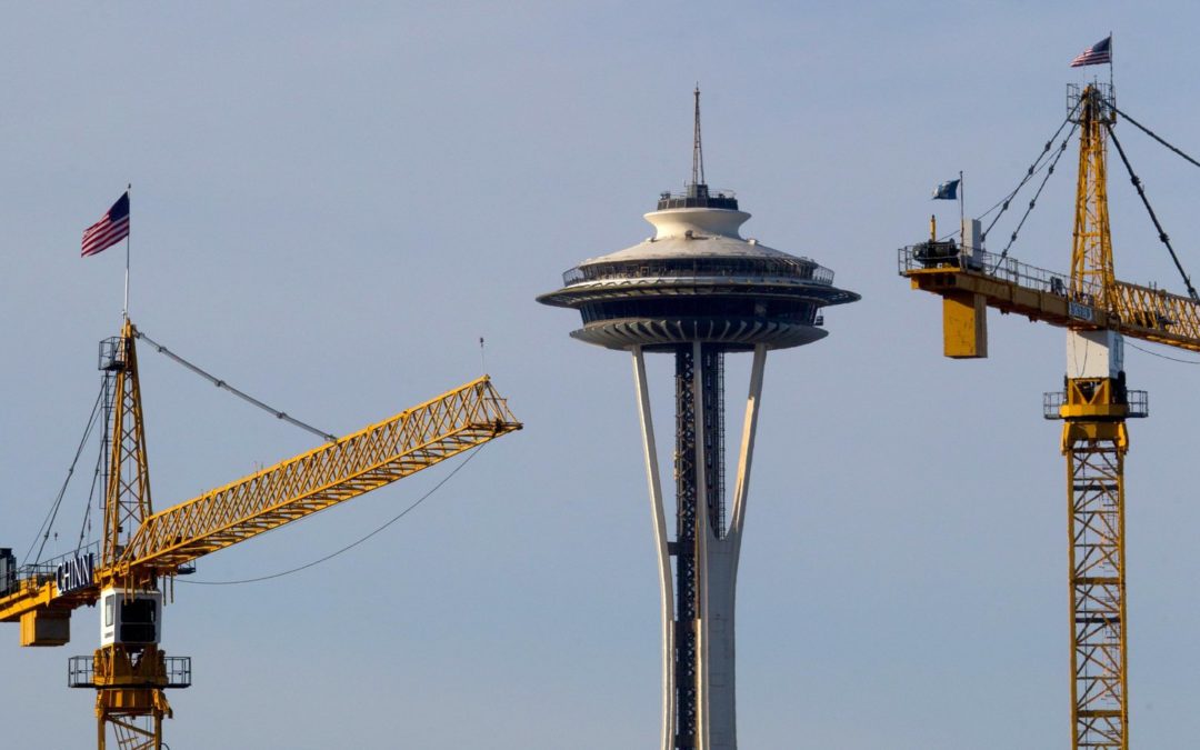 Seattle is again tower crane capital of America, but lead is shrinking