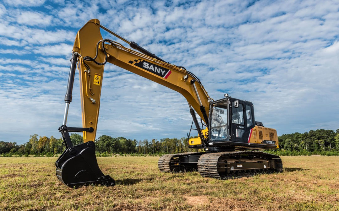SANY America unveils new SY215C excavator with SANYLive GPS system