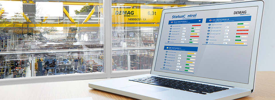 Demag StatusControl now providing remote access for 26 single-girder overhead travelling cranes at German LSV plants