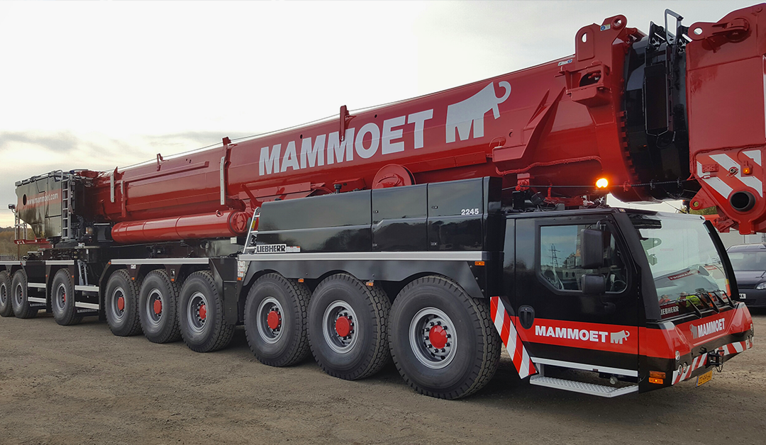 Mammoet adds second Liebherr LTM 1750-9.1 All Terrain Mobile Crane to Fleet