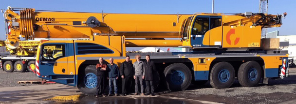A Demag AC 250-5 All Terrain goes to Polish Crane Hire Company, Corleonis