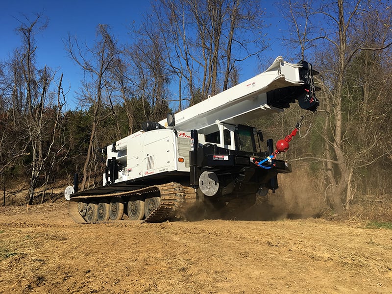 Altec Launches new crawler mounted Telescopic boom cranes mounted on Prinoth Carriers