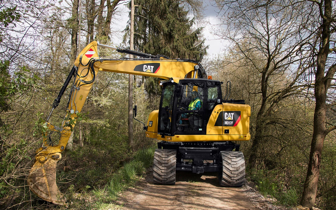 CAT introduces new M315F & M317F wheeled excavators featuring low cost operation and job site agility