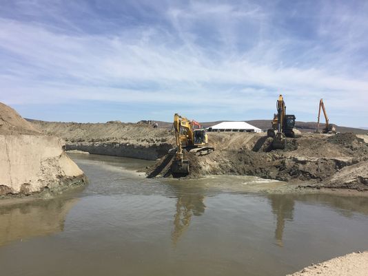 Urgent ‘big dig’ could help Nevada town avert flood disaster