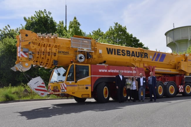 German-based crane service provider Wiesbauer add new 500-ton Demag AC 500-8 to rental fleet