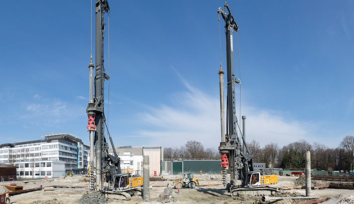 Liebherr Drilling Rigs Deployed for Plant Expansion at Airbus Defence and Space