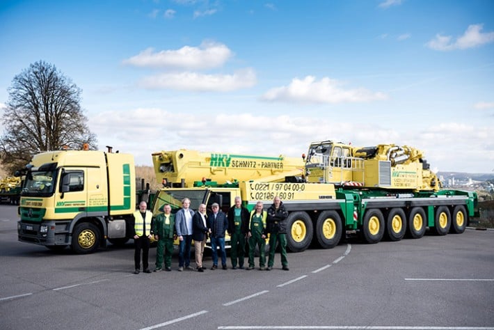 HKV Schmitz & Partner GmbH took delivery of its second Liebherr LTM 1500-8.1 mobile crane in a year
