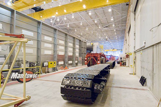 Manitowoc adds 80 jobs with crawler crane production in Shady Grove, PA